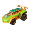 thumbnail image 1 of Hot Wheels Character Cars Véhicule sous licence TMNT Michelangelo, 1 of 5