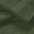 thumbnail image 2 of GLAMBURG 6 Piece Towel Set, 100% Combed Cotton - 2 Bath Towels, 2 Hand Towels, 2 Wash Cloths - 500 GSM Luxury Hotel Quality Ultra Soft Highly Absorbent Towel Set for Bathroom - Olive Green, 2 of 5