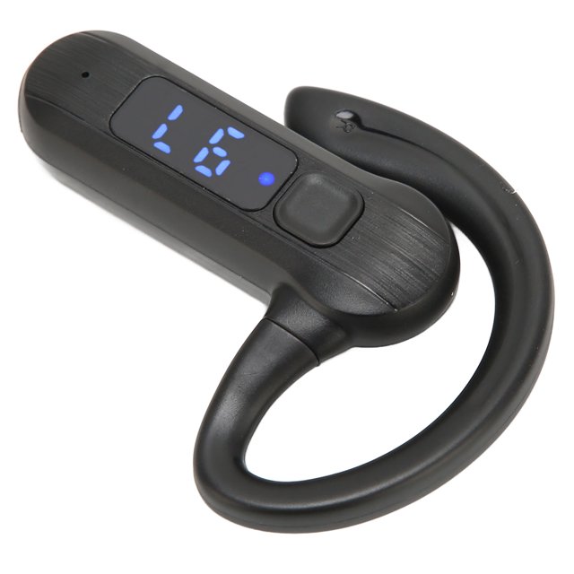 Auriculares de Conducación ÓSea inalámbrica, Potencia LED PODER POTENCE AURICULOS DE DETUCCIÓN DE HUESOS DE UNA SOLA OREJA 5.2 Control de Voz de chip respuesta para para