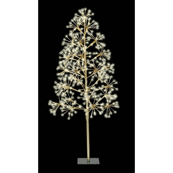 4' Warm White Starburst LED Tree