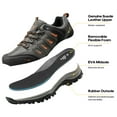 thumbnail image 2 of NORTIV 8 Men's Waterproof Leather Low-Top Hiking Shoes for Outdoor Trekking, Camping, and Walking, 2 of 5