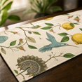 thumbnail image 4 of PoyoKee Table Runner, Bird Lemon Print Table Cloth, Botanical Floral Tablecloth Party Decorations for Kitchen and Dining, Home Decor, 72 x 13 inch, 4 of 6