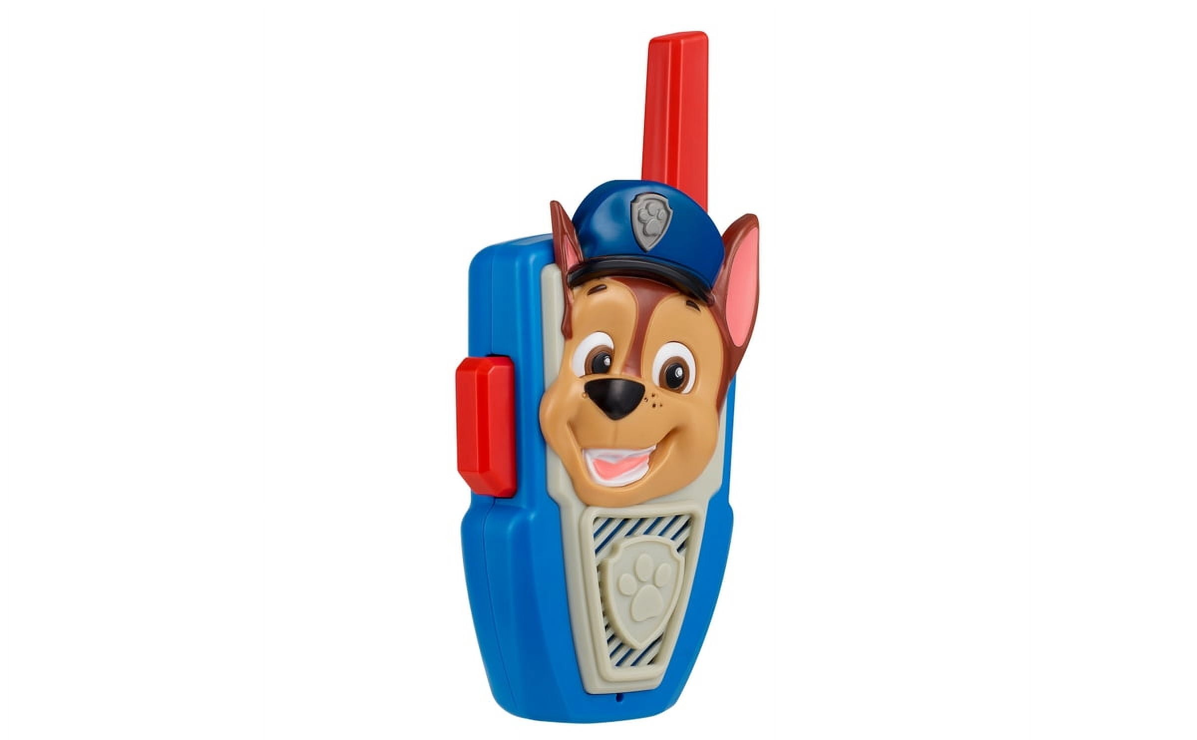Paw Patrol Walkie Talkies, Marshall & Chase Set of 2 - Push to Talk Button for Children Ages 3+