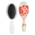 thumbnail image 2 of Hair Brush Pioneer Colorful Floral Cushion Base Hair Brushes Touch Paddle Oval Hairbrush, 2 of 7