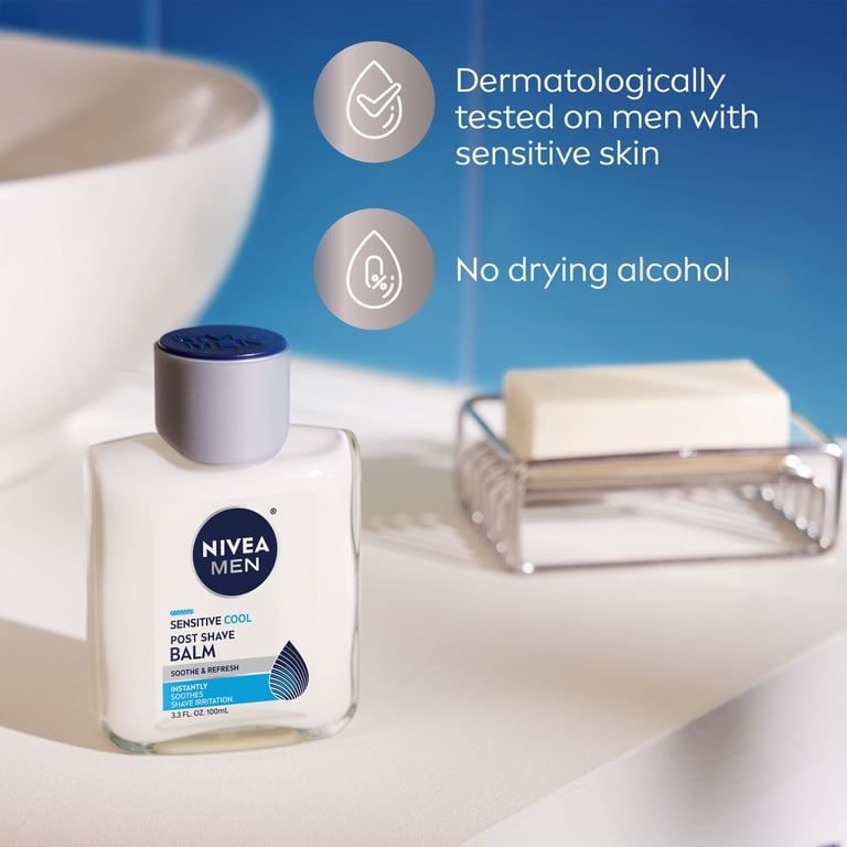 NIVEA MEN Sensitive Cooling Post Shave Balm with Seaweed Extract