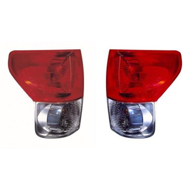 GoParts PAIR/SET OE Replacement for 2007 2009 Toyota Tundra Rear Tail Light Assemblies