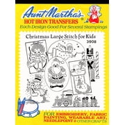 Aunt Marthas hot Iron Embroidery Transfer - Christmas Large Stitch for Kids - 3908