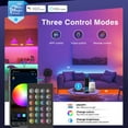 thumbnail image 2 of Smart LED Strip Lights, 33ft WiFi LED Strip Lighting Work with Alexa and Google Assistant, DIY Timer Color Changing with App Control and Music Sync LED Lights for Bedroom, Christmas Decorations, 2 of 8
