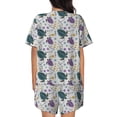 thumbnail image 6 of Sigee Turtle for Sleepwear Casual Pjs with Pockets Women's Pajamas Sets Shorts 2 Piece Short Sleeve Lounge Sets 4X-Large, 6 of 9