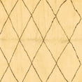 thumbnail image 1 of Ahgly Company Indoor Square Solid Brown Modern Area Rugs, 6' Square, 1 of 4