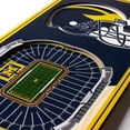 thumbnail image 2 of Michigan Wolverines 6'' x 19'' 3D StadiumView Banner, 2 of 3
