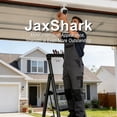 thumbnail image 6 of JaxShark 3-Step Folding Ladder with Tool Tray 500 lbs Steel Step Stool Non-Slip Pedal,Black, 6 of 7