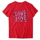thumbnail image 4 of Puntoco Liquidación de camisetas cortas para mujer Camiseta de manga corta con cuello redondo y estampado para el día de San Valentín para mujer Camiseta de manga corta con cuello redondo, 4 of 4