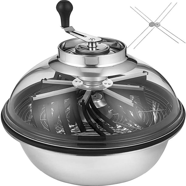 VEVOR 24 Inch Manual Bowl Trimmer Leaf Spin Bud Hydroponic Herbs