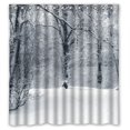 thumbnail image 1 of ABPHQTO Cortina de ducha Paisaje Cortina de ducha impermeable 160x180 cm, 1 of 2