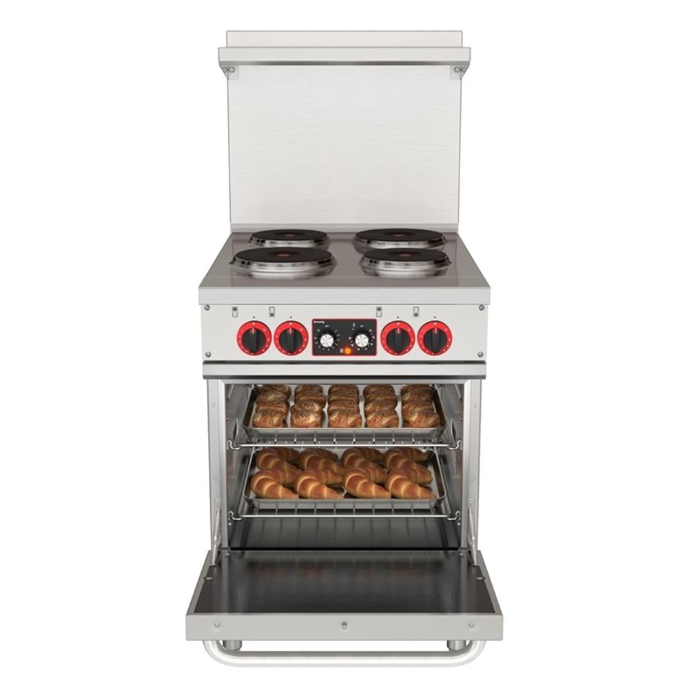 Pemberly Row 24" Electric Range with 4 Burners & 1 Standard Electric Oven