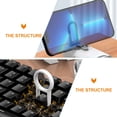 thumbnail image 3 of BESTYASH Portable Earbud Cleaning Kit Screen Cleaner Tool White Stubborn Stain Removal 1Pcs Back to School, 3 of 8