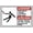 Warning Sign 1, variant on Danger Hazardous Voltage Overhead Sign - 8"x12" Vintage Metal Warning Sign for Home Farm Bar Coffee Shop Club, Power Line Area, Construction Site