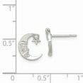 thumbnail image 2 of Primal Silver Sterling Silver Moon Mini Earrings, 2 of 4