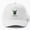 White, variant on Chatterfang Squirrel General Baseball Hat, Fantasy Animal Commander Graphic Design, Classic Cap