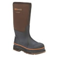 thumbnail image 3 of DRYSHOD WORK Men's Steel Toe WIXIT Cool-Cladâ¢ Waterproof Work Boot Brown/Orange - STT-UH-BR, 3 of 7