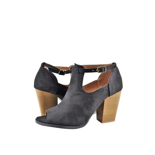 amazon open toe booties
