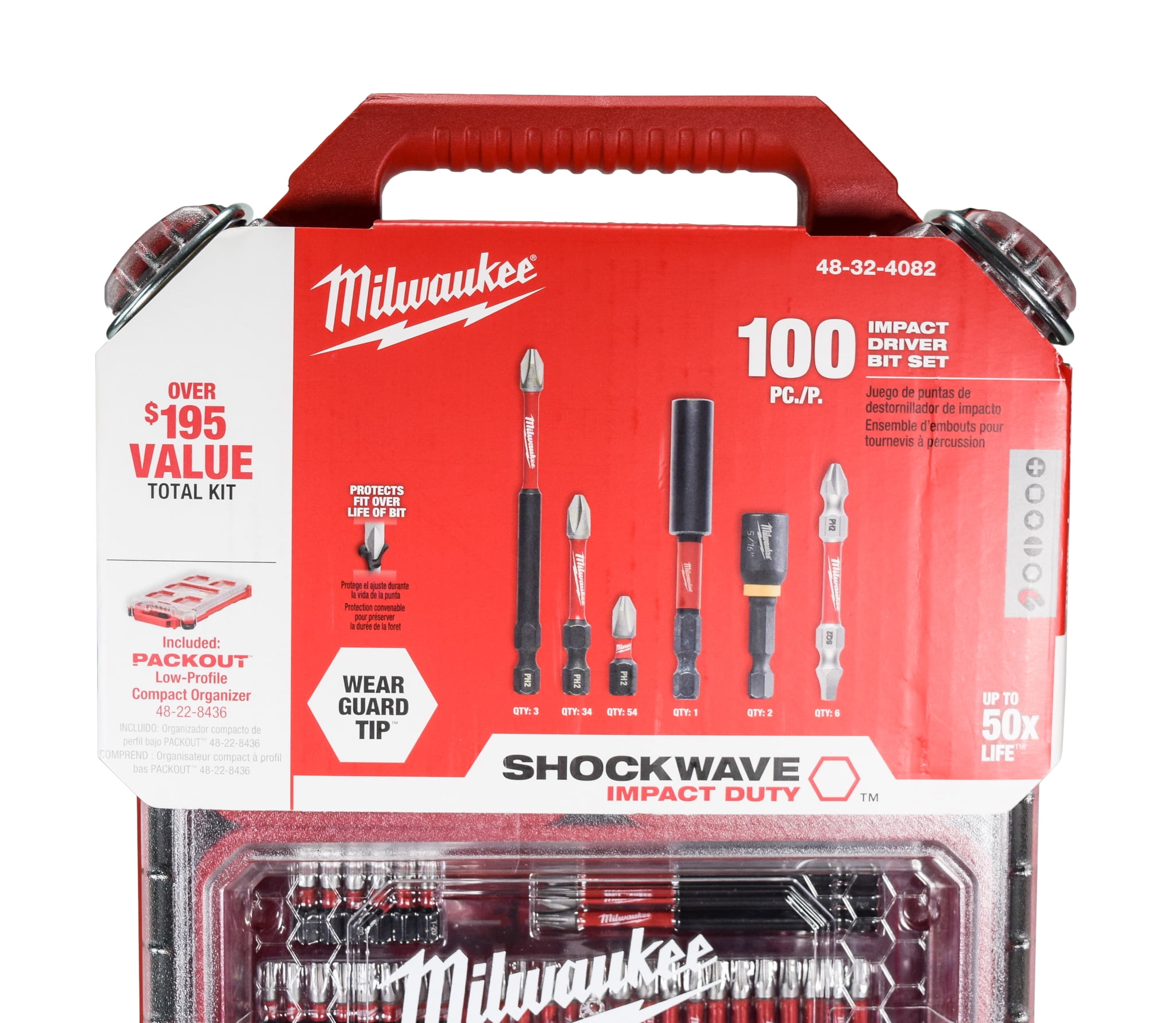 Milwaukee 48-32-4082 100PC Shockwave PACKOUT™ Kit – Clark's Tool & Equipment