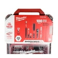 Milwaukee 48324082 100Piece Shockwave Impact Driver Bit Set with