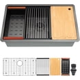 thumbnail image 2 of Bar Sink  Undermount Kitchen Sink x Single Bowl Stainless Steel Material  Depth  Workstation Small Sinks with Accessories  Small Bar Sink  Camper Sink  RV Kitchen Sink, 2 of 6