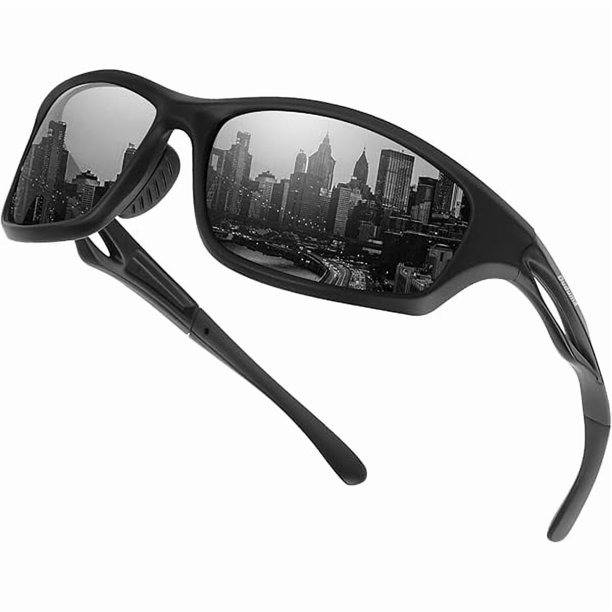 Gafas de Sol, Lentes Polarizados TAC, Protección UV400, Marco TR90, Ligero, Running, Ciclismo, Pesca, Golf