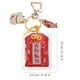 thumbnail image 3 of Llavero japonés con diseño de gato de la suerte, adorable llavero con amuleto omamori japonés., 3 of 8