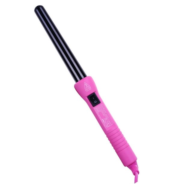 HerStyler Grande Hair Curling Wand, Hot Pink