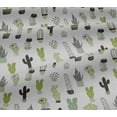 thumbnail image 6 of oneOone Viscose Jersey White Fabric Cactus Sewing Material Print Fabric By The Yard 60 Inch Wide-T4, 6 of 7