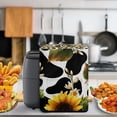thumbnail image 4 of ZUXONGSY Sunflower Cow Pattern Air Fryer Cover Dust Cover Cover for Air Fryer with Top Handle Polyester Electric Pressure Cooker Cover Anti-Fingerprint Home Dining Decor, 4 of 7