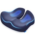 thumbnail image 1 of Cojín de asiento ZIKEE Pioneer, espuma viscoelástica ergonómica, 46 x 41 x 6 cm, 1 of 6