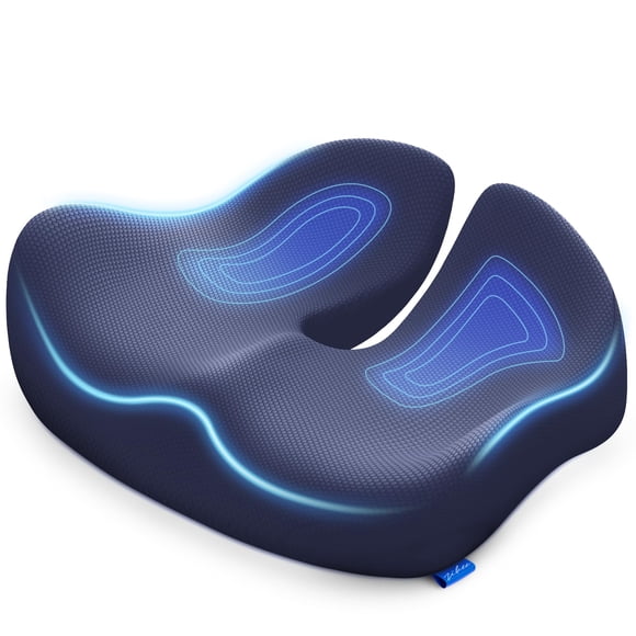 Cojín de asiento ZIKEE Pioneer, espuma viscoelástica ergonómica, 46 x 41 x 6 cm