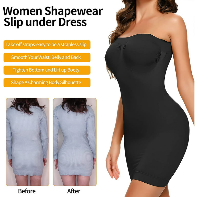 Seamless Maternity Shapewear Full Slips Women Sleeveless Underdress Smooth  Body Belly Support Underwear V Neck Pregnancy Clothes