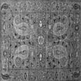 thumbnail image 1 of Ahgly Company Indoor Square Persian Gray Traditional Area Rugs, 8' Square, 1 of 1