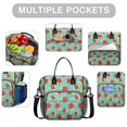 thumbnail image 2 of Pioneer Flower Floral Print Pattern Womens Lunch Box for Work,Insulated Large Lunch Bag,Leakproof Adult Lunch Bag for Work,Beach,Travel,Picnic,Camping, 2 of 6