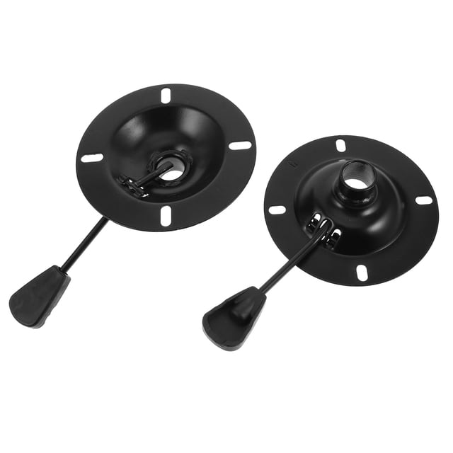 GOOHOCHY 2Ud Base De Metal Para Oficina Estructura Práctico Color Negro
