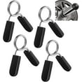 thumbnail image 1 of Spring Clamp Rings, 1" (25mm) For Smooth Dumbbell Handles Or Standard Weight Lifting Barbells (4-pack), 1 of 5