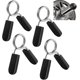 thumbnail image 1 of Spring Clamp Rings, 1" (25mm) For Smooth Dumbbell Handles Or Standard Weight Lifting Barbells (4-pack), 1 of 5