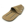 thumbnail image 3 of Handmade Genuine Leather Utility Knife & Plier Holder Belt Holster Black Tan (Tan), 3 of 4