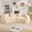Beige, variant on MAYEERTY 4-Seat Curved Compressed Sectional Sofa, Upholstered Cloud Modular Couch with Throw Pillows, No Assembly for Living Room Apartment Small Spaces