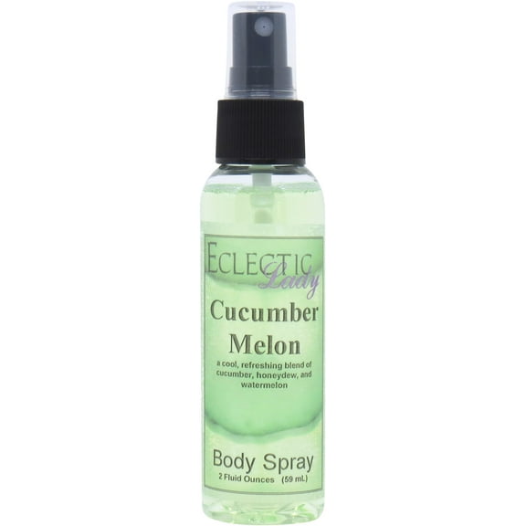 Cucumber Melon Body Spray, Eclectic Lady, Hydrating Mist, Unisex, 2 oz