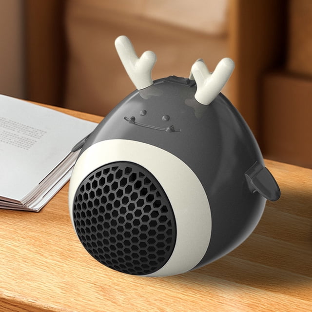 Calentador eléctrico de 500 W, calentador de calentamiento rápido, ventilador de bajo ruido para dormitorio de oficina en casa JShteea El nuevo
