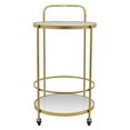 thumbnail image 1 of Plutus Brands PBTH93067 Metal Mirrored Plant Stand, Gold, 1 of 1