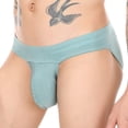 thumbnail image 5 of Cozy Knickes Leisure For Men Striped Printed Mid Waisted High Fork Breathable Mesh Large Size Comfortable Underpants Simple Regular Underwear, 5 of 6