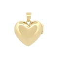 thumbnail image 1 of Dije Corazón Relicario Liso Oro Sólido 14K Amarillo 1.5 cm, 1 of 6