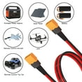 thumbnail image 4 of XT60 Male to Male Extension Cable Model Aircraft Connection Line for Photovoltaic Cells and Model Aircraft 12AWG, 4 of 8